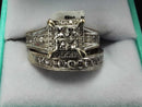 Ring - Engagement Set - Yellow Gold 14k (.585) 10.9 grams Size 8.5
