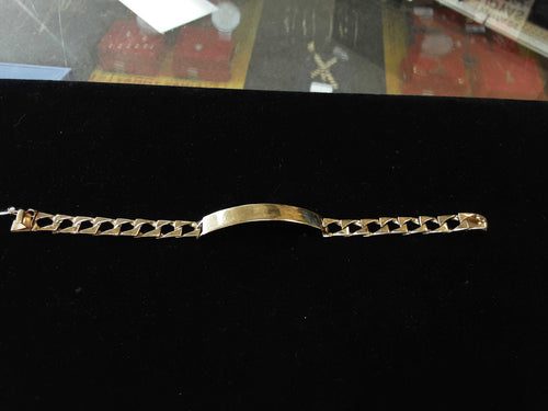 ID Bracelet - Yellow Gold 14k (.585) 19.3 grams 7 inch