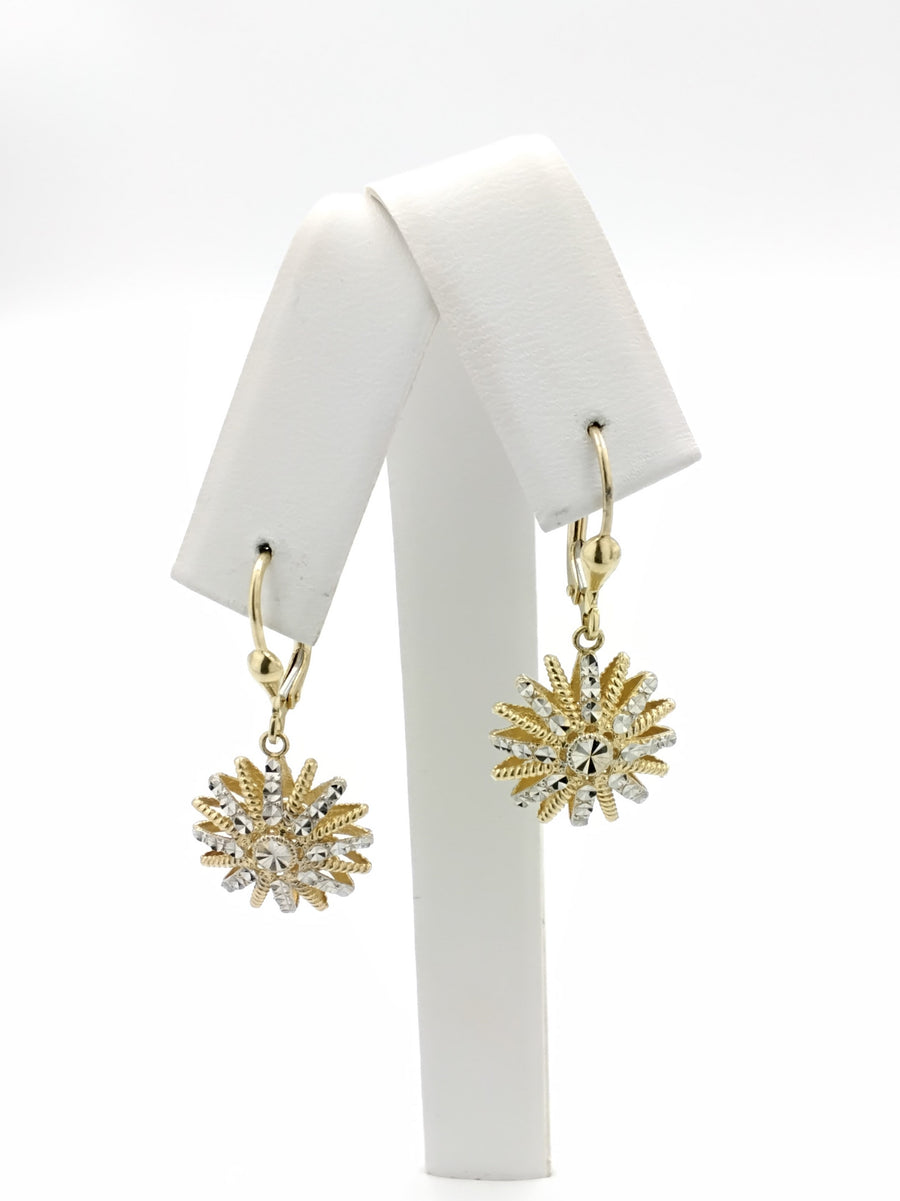 Jacket Earrings - Yellow Gold 14k (.585) 4.5 grams
