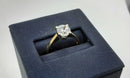 Women's Ring - Solitaire - Yellow Gold 10k (.417) 1.5 grams Size 20