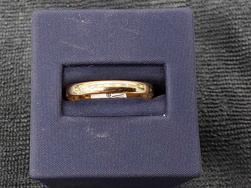 Ring - Wedding Band - Yellow Gold 14k (.585) 2.2 Grams Size 11