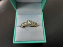 Ring - Wedding Set - Yellow Gold 14k (.585) 6.5 grams Size 20