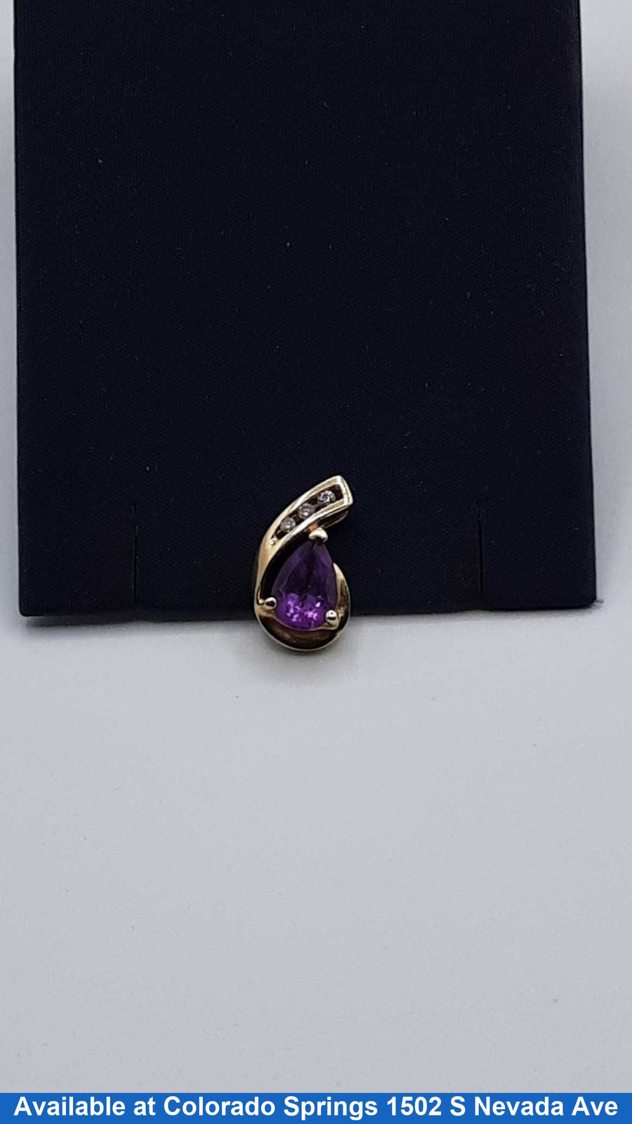 Diamond Pendant - Yellow Gold 10k (.417) 1.9 grams