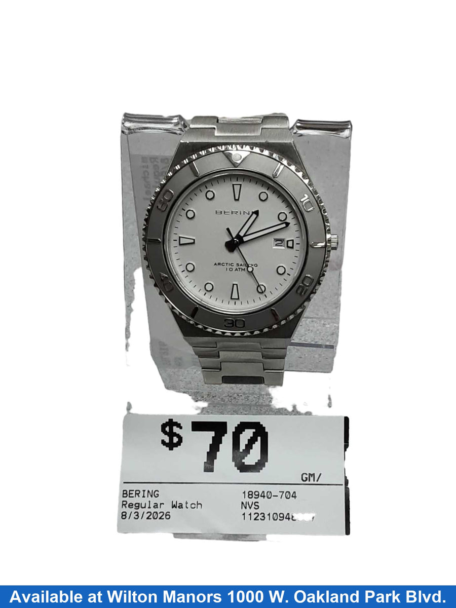Bering 18940-704 Silver Regular Watch