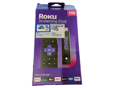 Roku 3840x Black Digital TV Accessory
