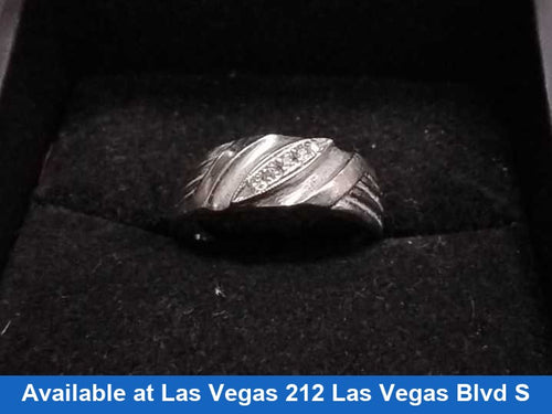 Men's Ring - White Gold 14k (.585) 3.3 grams Size 20