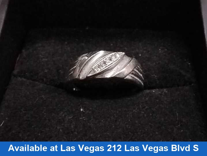 Men's Ring - White Gold 14k (.585) 3.3 grams Size 20