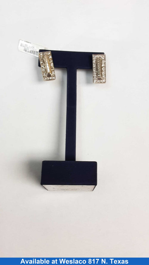 Jacket Earrings - White Gold 10k (.417) 9.6 grams