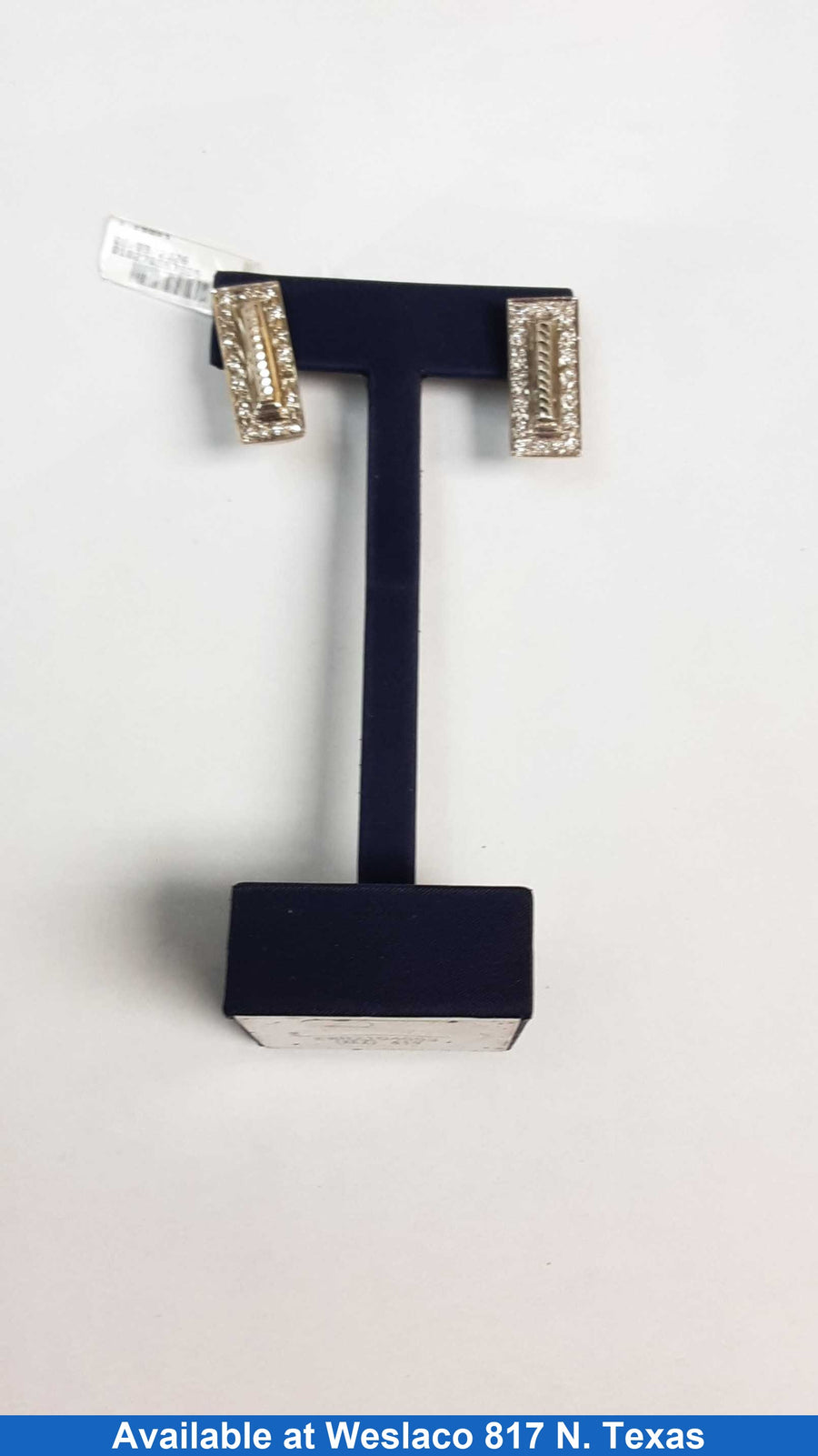 Jacket Earrings - White Gold 10k (.417) 9.6 grams