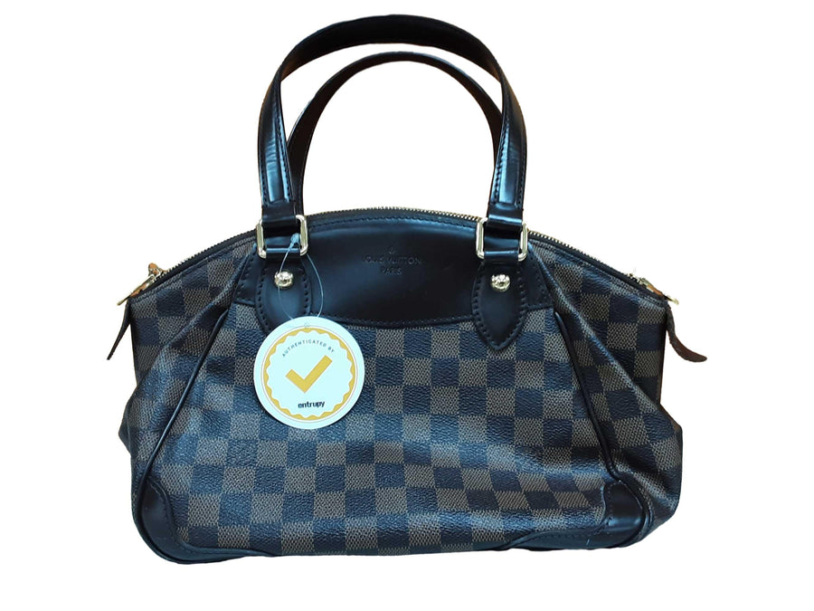 Louis Vuitton Verona Pm Damier Ebene Brown Purse / Handbag