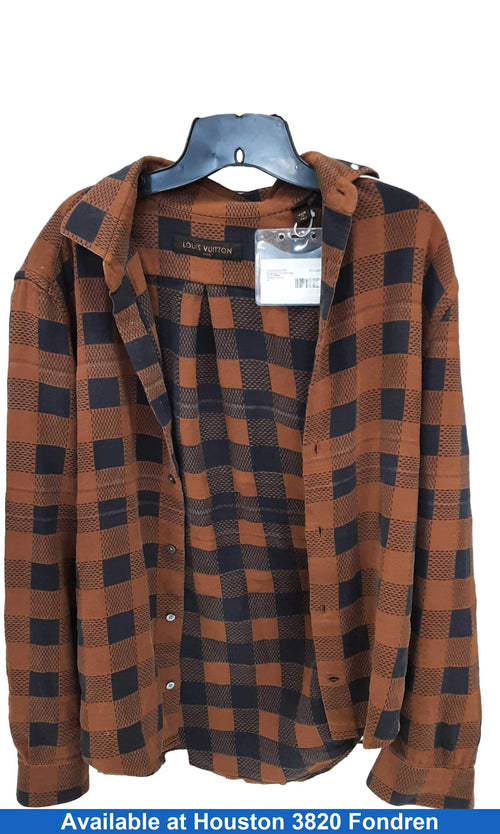 Louisvuitton Orange Plaid Orange Regular Clothing / Accessory