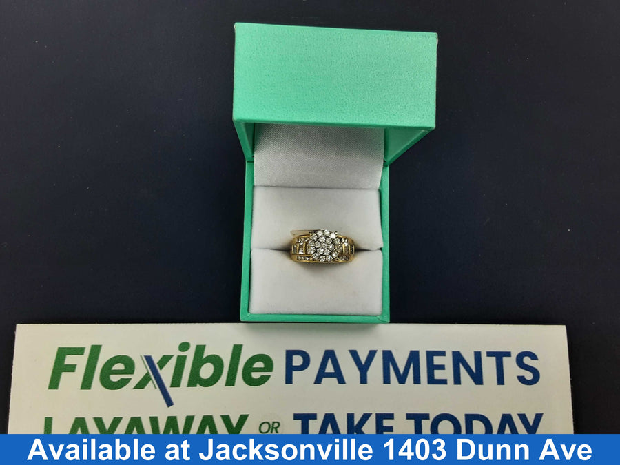 Women's Ring - Yellow Gold 10k (.417) 4.7 grams Size 5