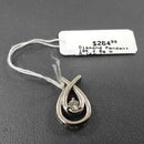 Diamond Pendant - White Gold 10k (.417) 2 grams
