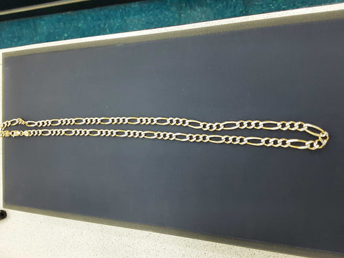 Figaro Chain - Yellow Gold 14k (.585) 28.9 grams 24 inch