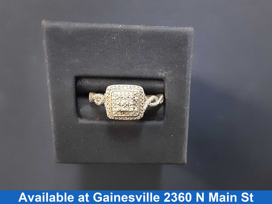 Women's Ring - White Gold 14k (.585) 3.2 grams Size 9