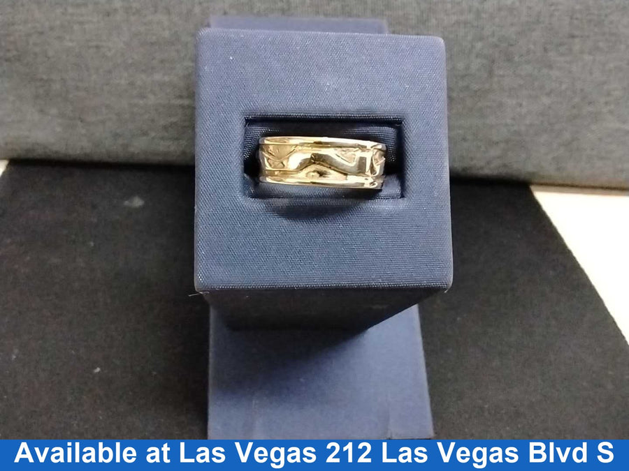 Ring - Wedding Band - Yellow Gold 14k (.585) 4.4 grams Size 12