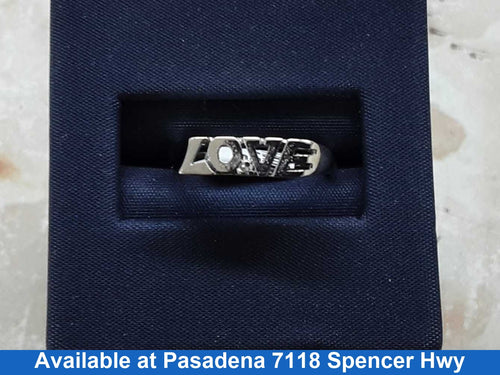 Women's Ring - White Gold 10k (.417) 1.6 grams Size 20