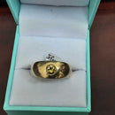 Men's Ring - Yellow Gold 14k (.585) 10.8 grams Size 10.5