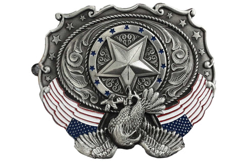 The Ivan Buckle Divison Ibu3317 Silver Belt / Buckle
