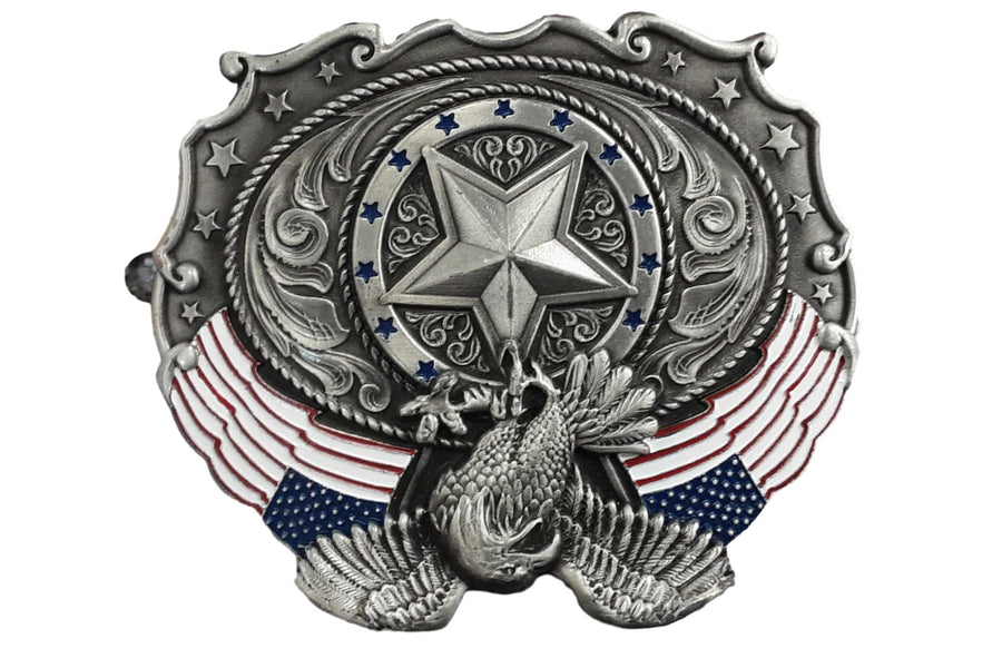 The Ivan Buckle Divison Ibu3317 Silver Belt / Buckle