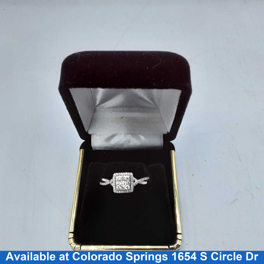 Women's Ring - White Gold 10k (.417) 2.4 grams Size 7