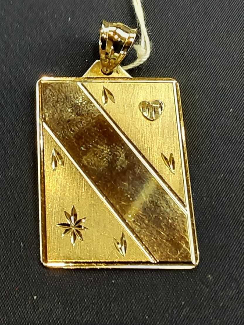 Pendant - Yellow Gold 14k (.585) 6.4 grams