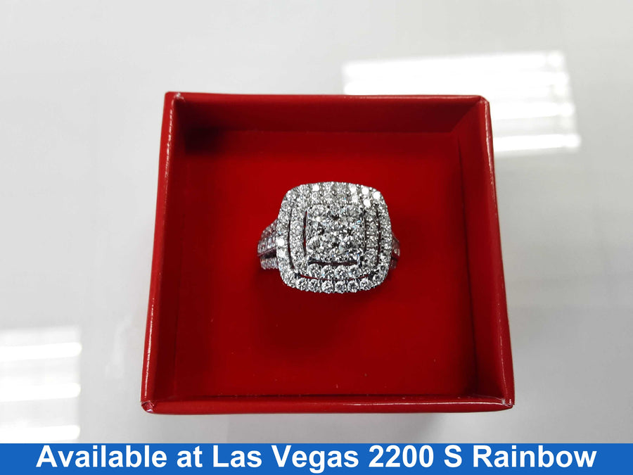 Women's Ring - White Gold 14k (.585) 6.7 grams Size 7.5