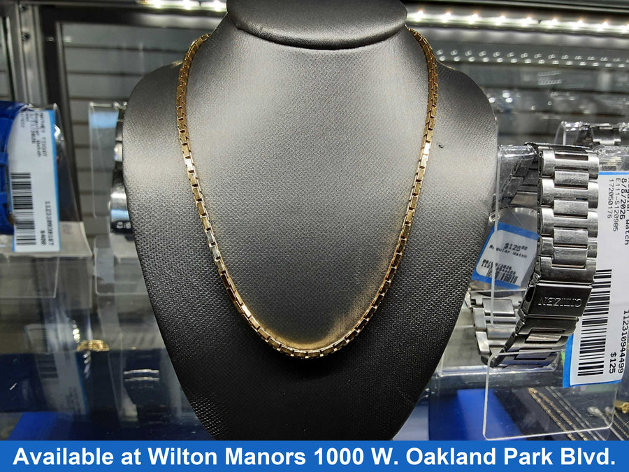 Box Chain - Yellow Gold 10k (.417) 14.5 grams 18 inch