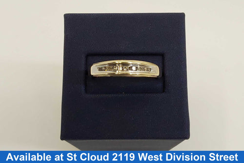 Women's Ring - Anniversary - Yellow Gold 10k (.417) 2.674 Grams Size 12
