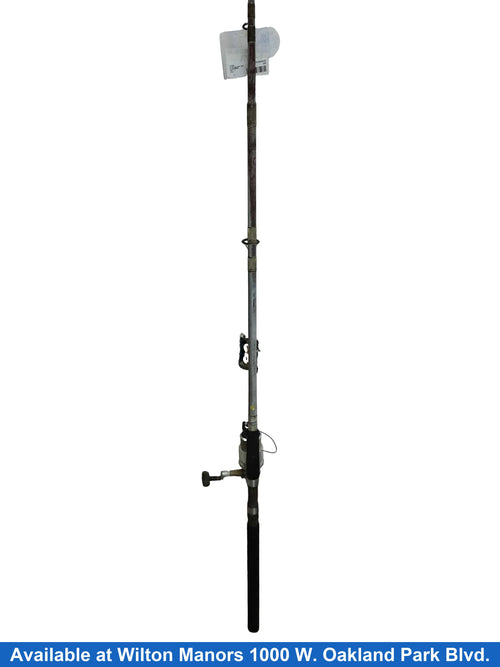 Silver Fishing Rod & Reel Combo