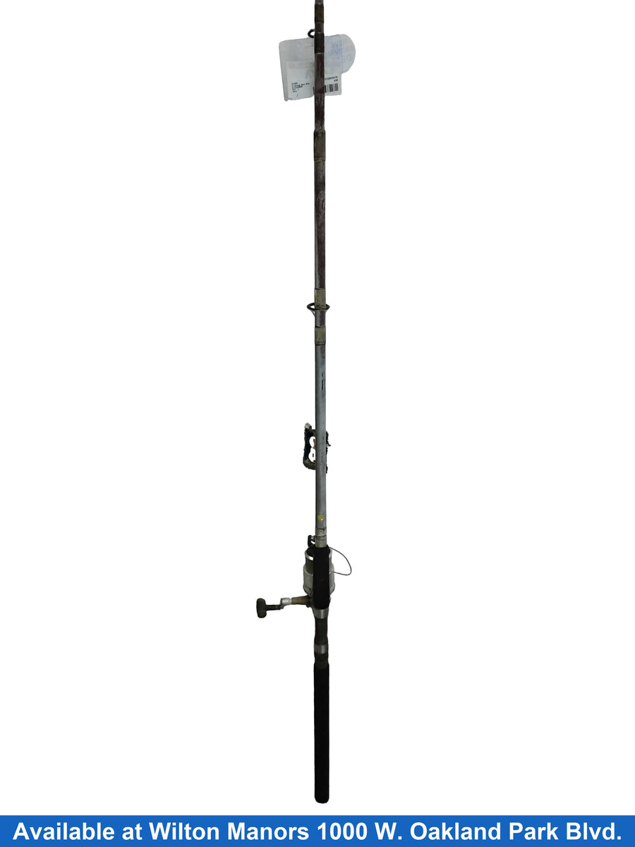Silver Fishing Rod & Reel Combo