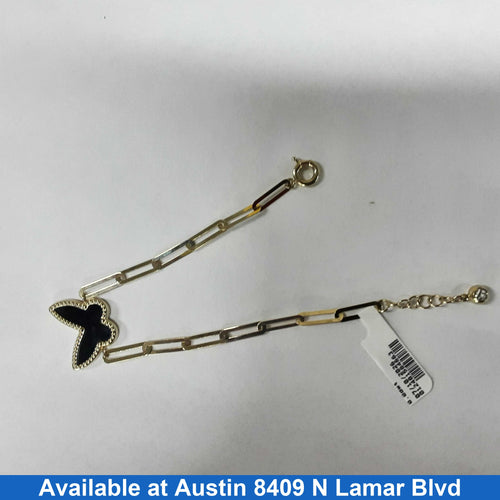 Cable Bracelet - Yellow Gold 14k (.585) 4.9 grams 8 inch