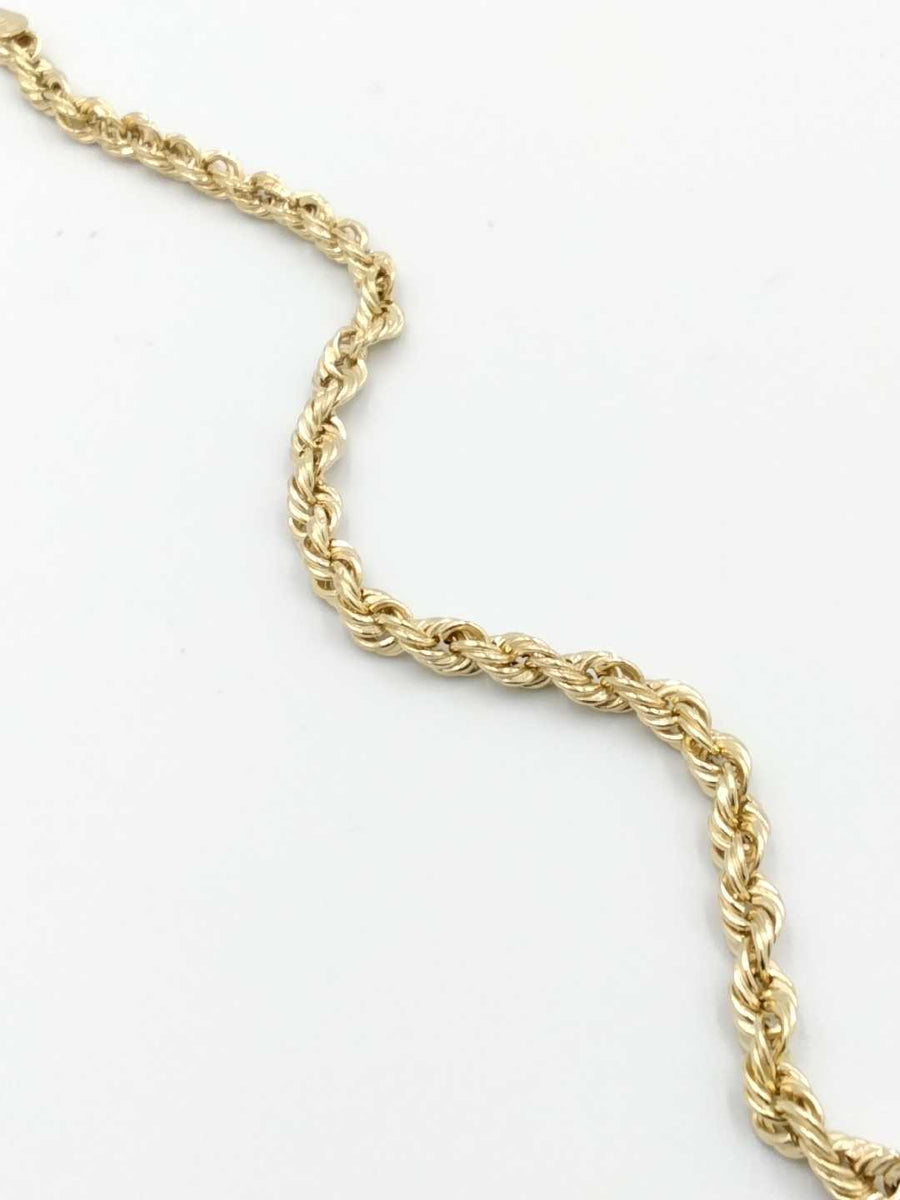 Rope Bracelet - Yellow Gold 14k (.585) 2.8 grams 8 inch