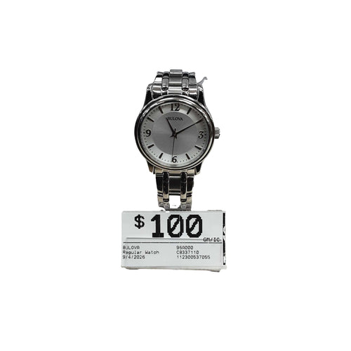 Bulova 96a000 Silver Regular Watch