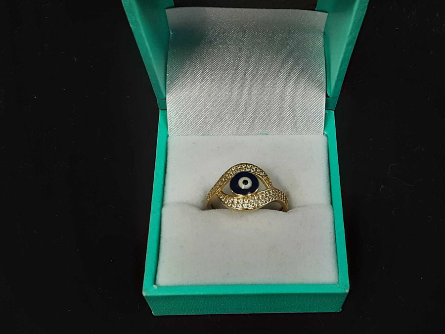 Women's Ring - Yellow Gold 14k (.585) 2.3 grams Size 7.5