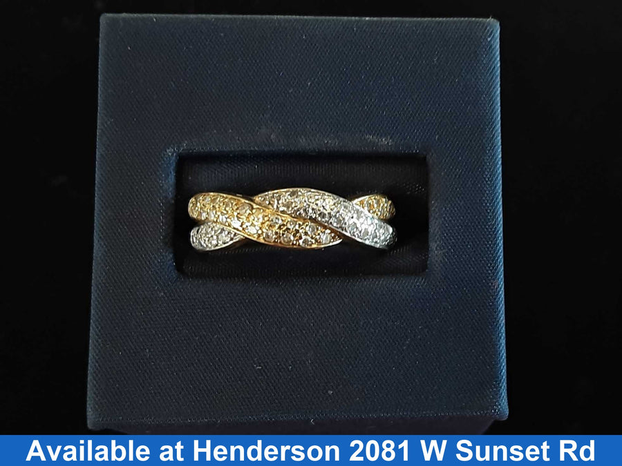 Women's Ring - Yellow Gold 14k (.585) 3.4 grams Size 7