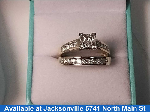 Ring - Wedding Set - Yellow Gold 14k (.585) 7.2 grams Size 9.5