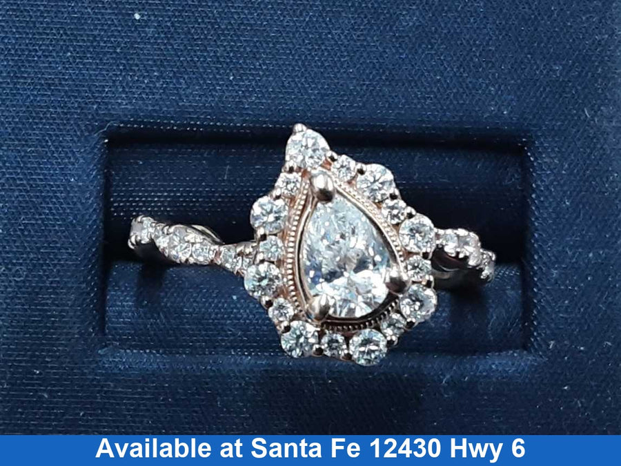 Women's Ring - Rose Gold 14k (.585) 3.3 grams Size 7.5