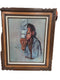 Jh Richavels Helping Hands Taos 1963 Brown Painting / Picture / Mirror