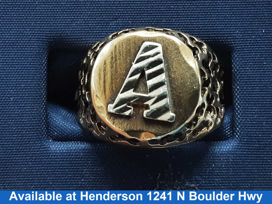 Men's Ring - Yellow Gold 10k (.417) 4 grams Size 10