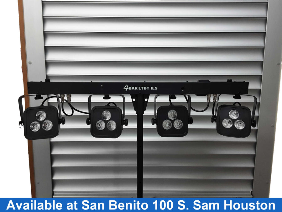 Chauvet Professional 4bar Ltbt Ils Black DJ Light