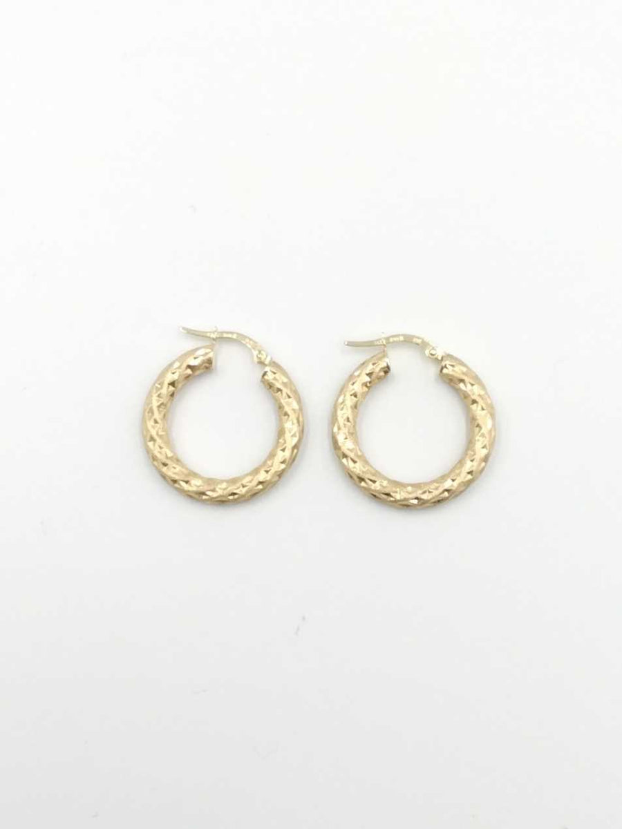 Bangle Earrings - Yellow Gold 14k (.585) 3.4 grams