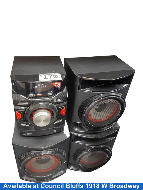 Lg Cm4590 Black Bookshelf Stereo, no Speaker
