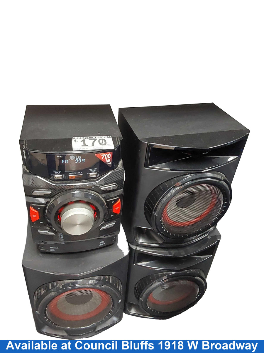 Lg Cm4590 Black Bookshelf Stereo, no Speaker