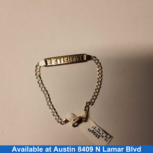 ID Bracelet - Yellow Gold 14k (.585) 3.7 grams 7 inch