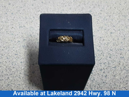 Women's Ring - Yellow Gold 10k (.417) 0.7 grams Size 2.5