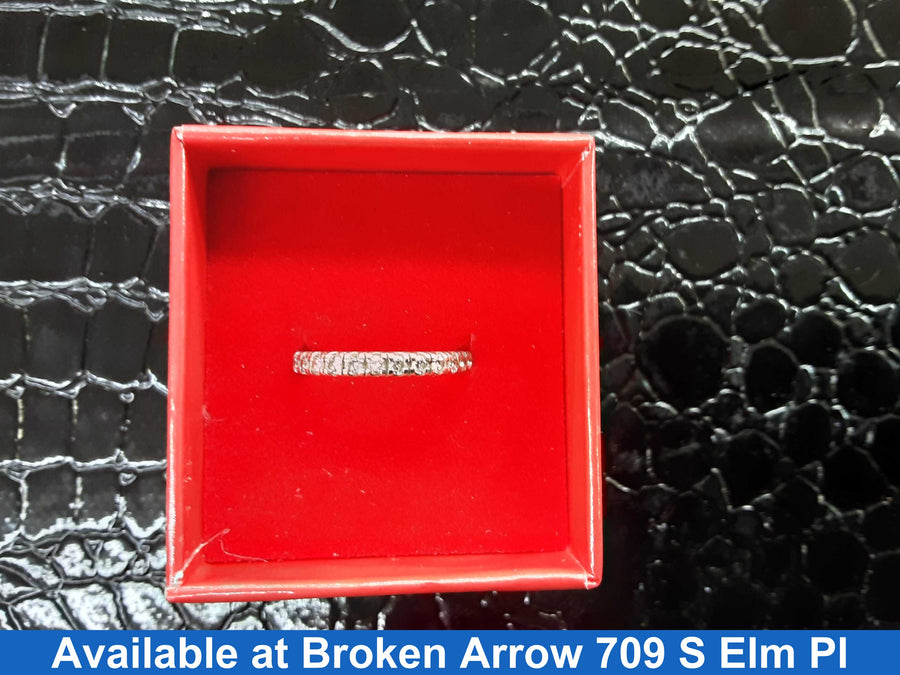 Women's Ring - Anniversary - White Gold 10k (.417) 2.2 grams Size 6