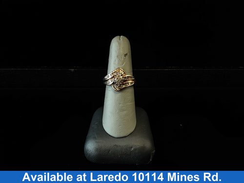 Women's Ring - Yellow Gold 10k (.417) 3.6 grams Size 20