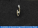 Diamond Pendant - White Gold 14k (.585) 3.3 grams