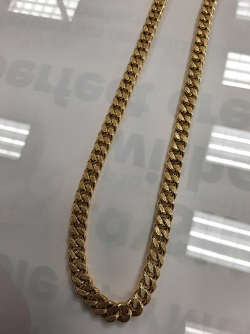 Cuban Link Chain - Yellow Gold 10k (.417) 18.6 grams 24 inch